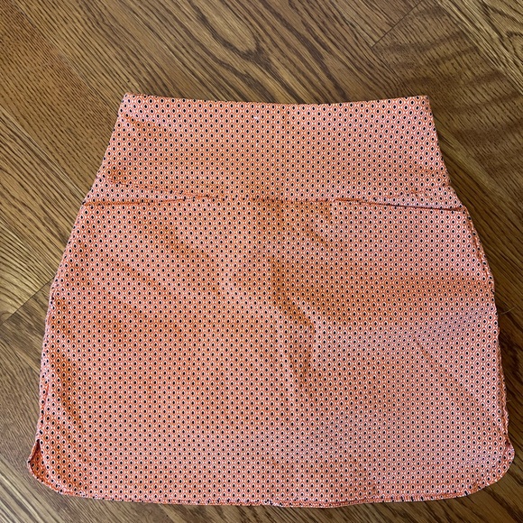 Lady Hagen Dresses & Skirts - Lady Hagen Orange Patterned Pencil Skirt